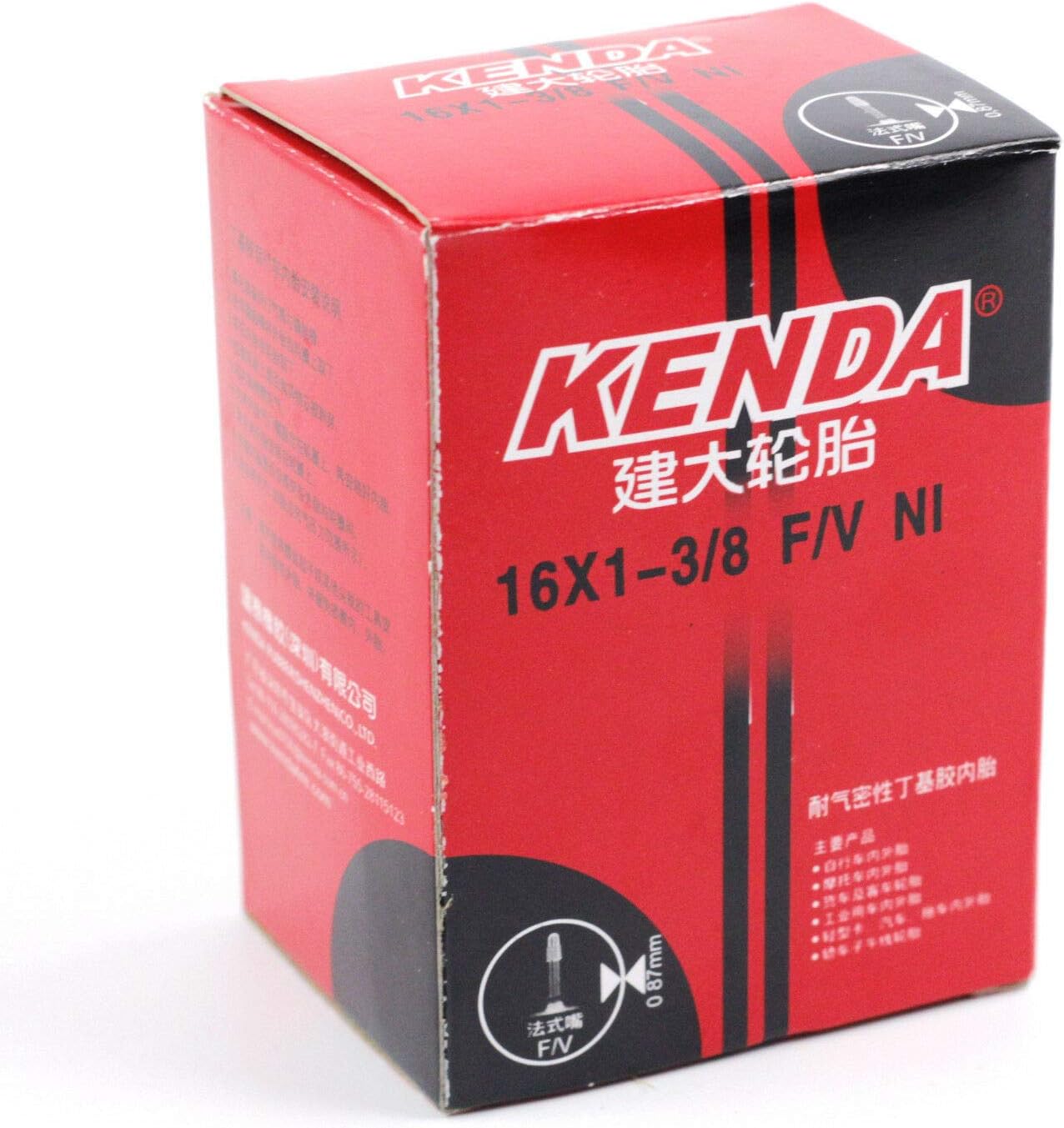Kenda 16x1-3/8 Presta Tube